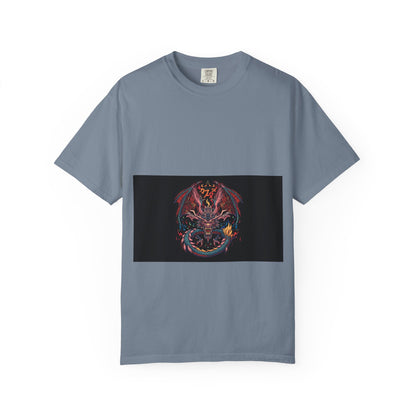 Dragon Skull T-Shirt — Gothic Demon Skull Graphic Tee