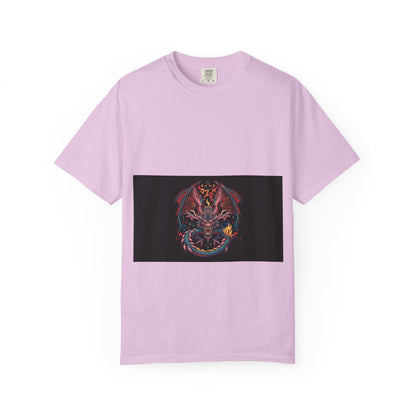 Dragon Skull T-Shirt — Gothic Demon Skull Graphic Tee