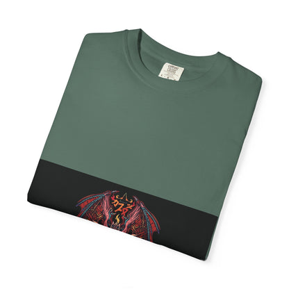 Dragon Skull T-Shirt — Gothic Demon Skull Graphic Tee