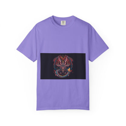 Dragon Skull T-Shirt — Gothic Demon Skull Graphic Tee