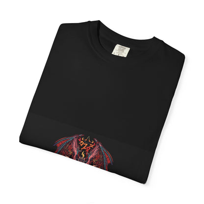 Dragon Skull T-Shirt — Gothic Demon Skull Graphic Tee