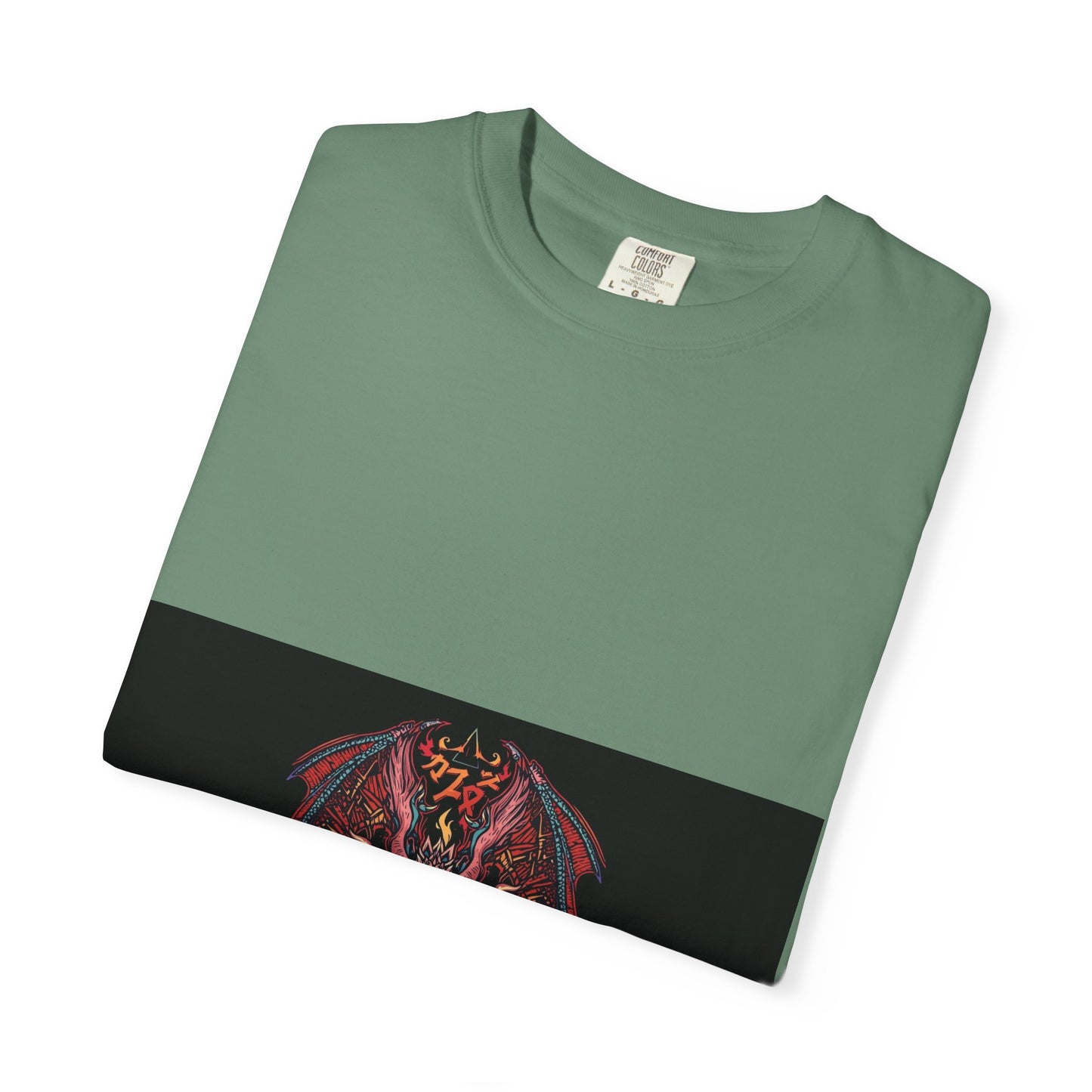 Dragon Skull T-Shirt — Gothic Demon Skull Graphic Tee
