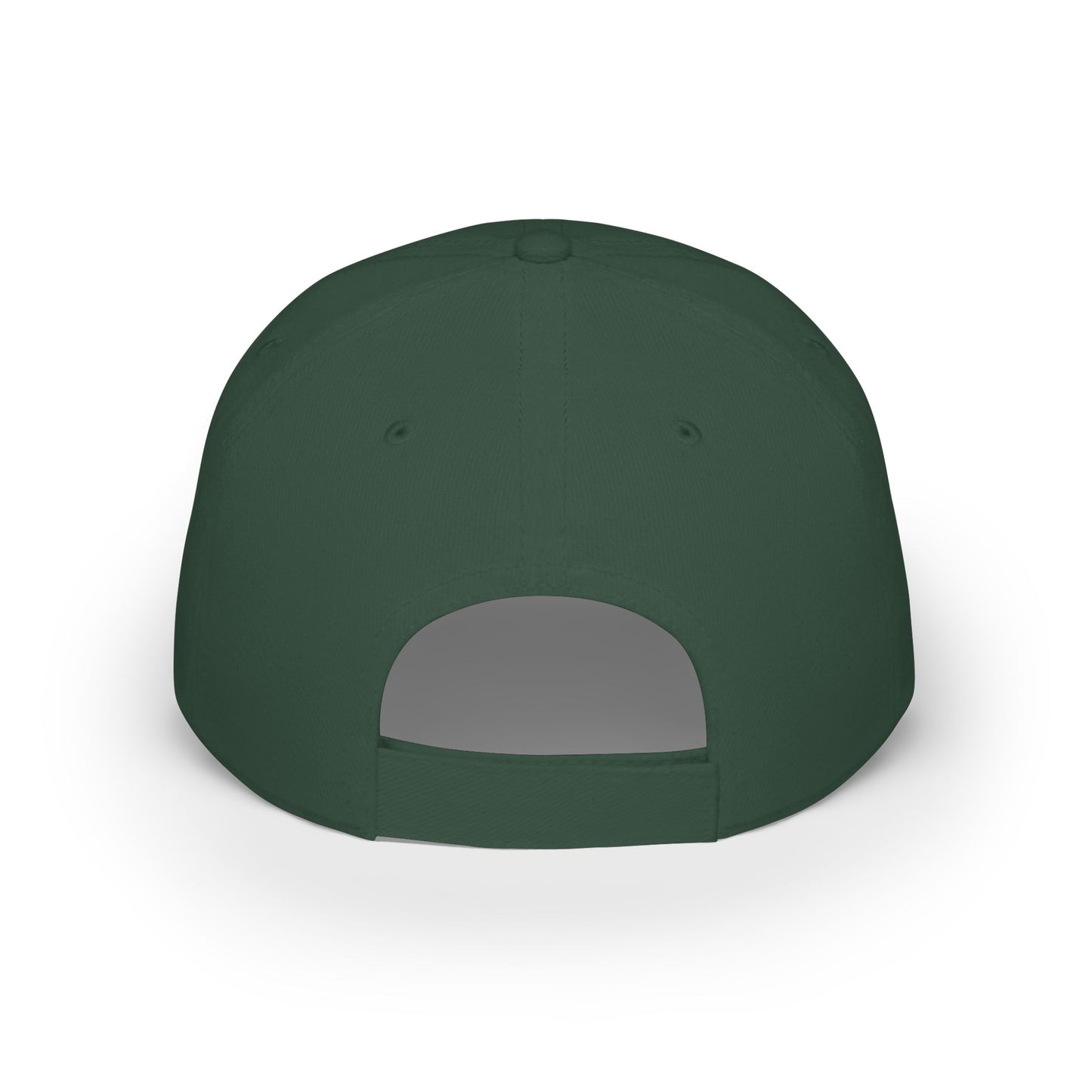 Dragon Skull Embroidered Baseball Cap — Gothic Red Low Profile Hat