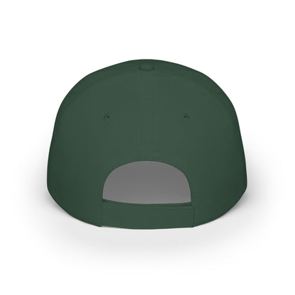 Dragon Skull Embroidered Baseball Cap — Gothic Red Low Profile Hat