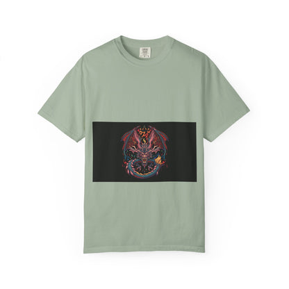 Dragon Skull T-Shirt — Gothic Demon Skull Graphic Tee