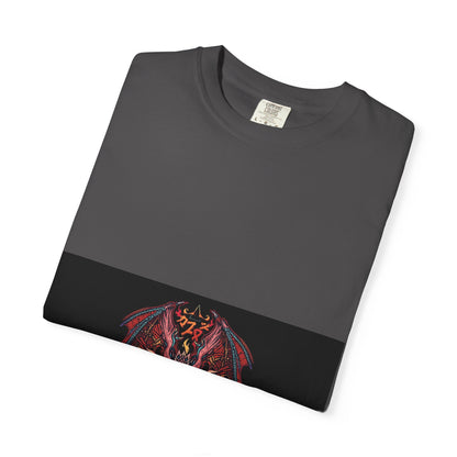 Dragon Skull T-Shirt — Gothic Demon Skull Graphic Tee