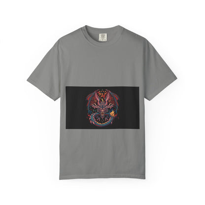 Dragon Skull T-Shirt — Gothic Demon Skull Graphic Tee