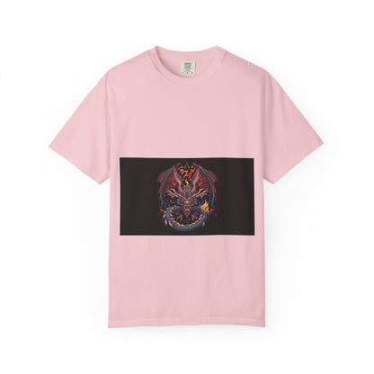 Dragon Skull T-Shirt — Gothic Demon Skull Graphic Tee