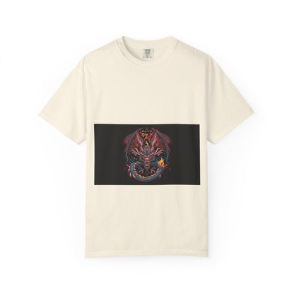 Dragon Skull T-Shirt — Gothic Demon Skull Graphic Tee