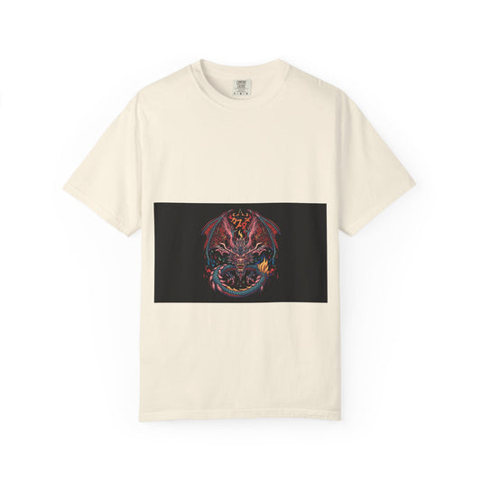 Dragon Skull T-Shirt — Gothic Demon Skull Graphic Tee
