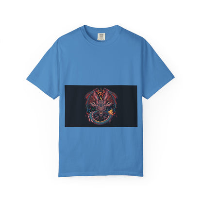 Dragon Skull T-Shirt — Gothic Demon Skull Graphic Tee