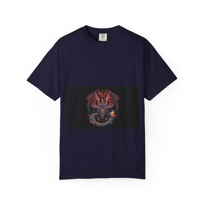 Dragon Skull T-Shirt — Gothic Demon Skull Graphic Tee