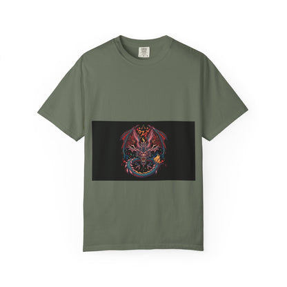 Dragon Skull T-Shirt — Gothic Demon Skull Graphic Tee