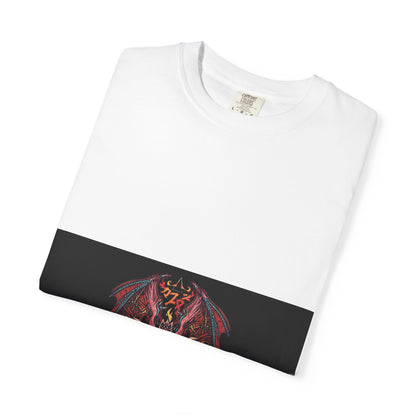 Dragon Skull T-Shirt — Gothic Demon Skull Graphic Tee
