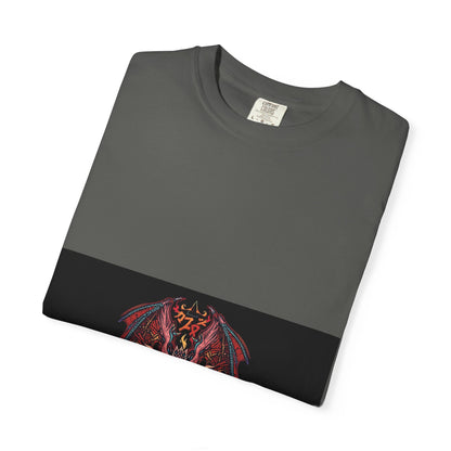 Dragon Skull T-Shirt — Gothic Demon Skull Graphic Tee
