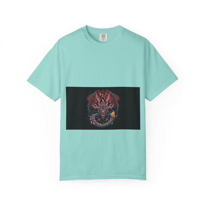 Dragon Skull T-Shirt — Gothic Demon Skull Graphic Tee