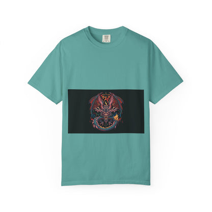 Dragon Skull T-Shirt — Gothic Demon Skull Graphic Tee