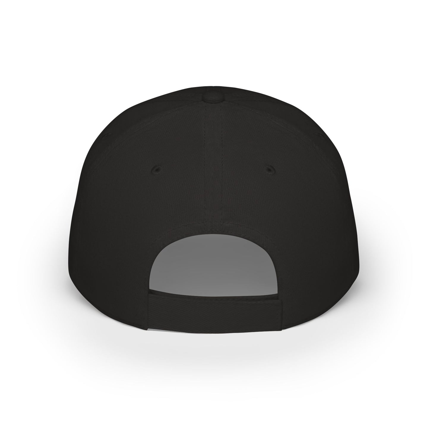 Dragon Skull Embroidered Baseball Cap — Gothic Red Low Profile Hat