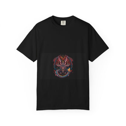 Dragon Skull T-Shirt — Gothic Demon Skull Graphic Tee
