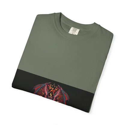 Dragon Skull T-Shirt — Gothic Demon Skull Graphic Tee