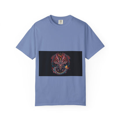 Dragon Skull T-Shirt — Gothic Demon Skull Graphic Tee