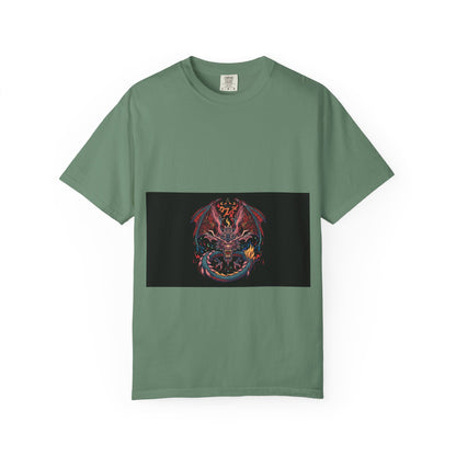 Dragon Skull T-Shirt — Gothic Demon Skull Graphic Tee
