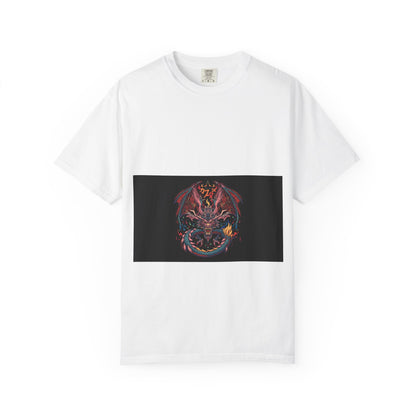 Dragon Skull T-Shirt — Gothic Demon Skull Graphic Tee