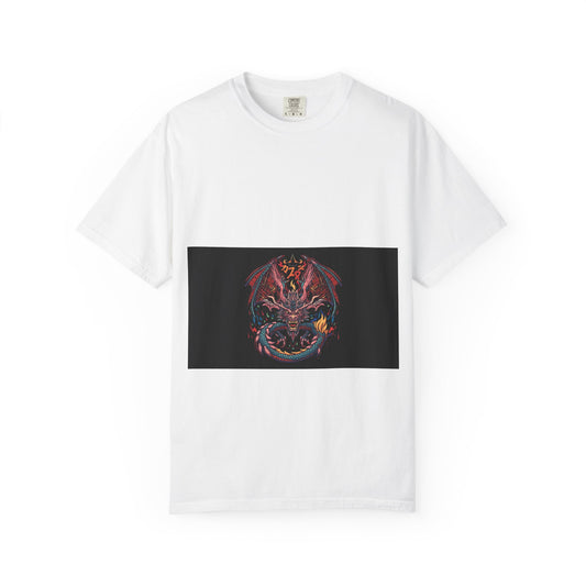 Dragon Skull T-Shirt — Gothic Demon Skull Graphic Tee