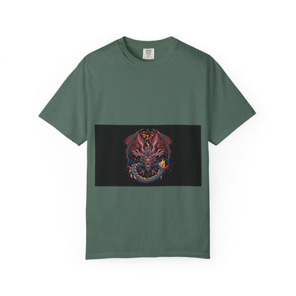 Dragon Skull T-Shirt — Gothic Demon Skull Graphic Tee