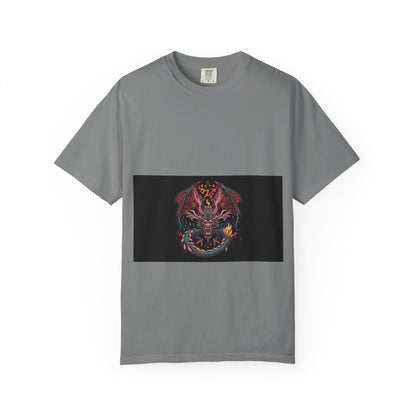 Dragon Skull T-Shirt — Gothic Demon Skull Graphic Tee