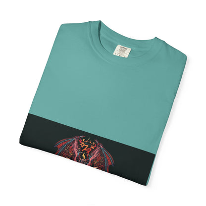 Dragon Skull T-Shirt — Gothic Demon Skull Graphic Tee