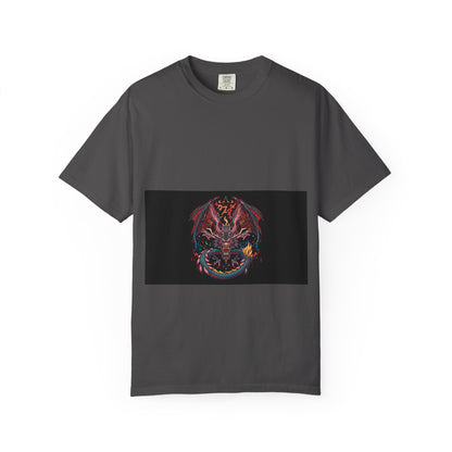 Dragon Skull T-Shirt — Gothic Demon Skull Graphic Tee